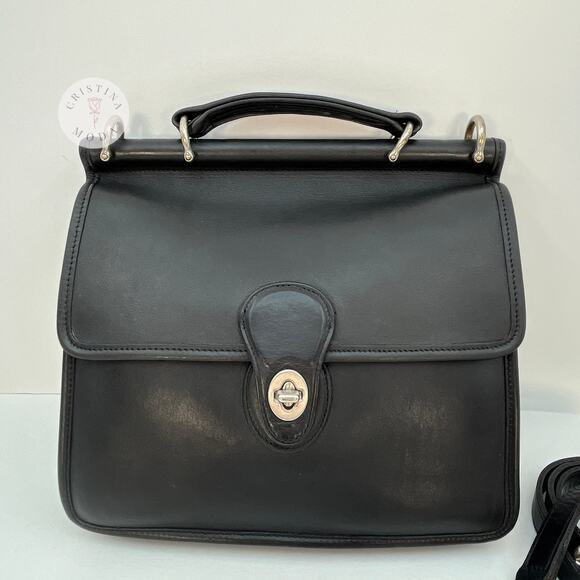 Vintage Coach Willis Bag 9927 Black Nickel Hardware Costa Rica 1999 - Picture 3 of 10